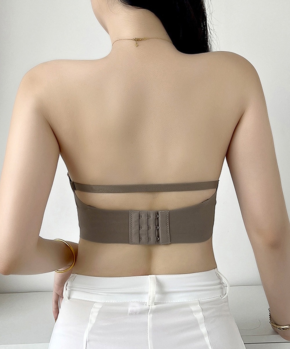 シームレスブラ ストラップ取り外し可能 ドレス用